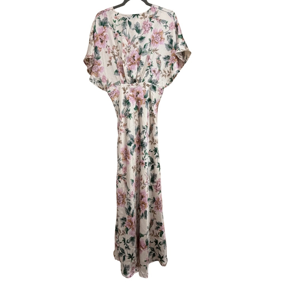 Petal & Pup Women’s Ricki Floral Satin Gown Size L - Picture 10 of 11